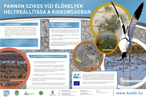 Kihelyezésre kerültek a Dunatáj Közalapítvány által tervezett információs táblák