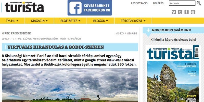Virtuális kirándulás a Böddi-széken - Turistamagazin