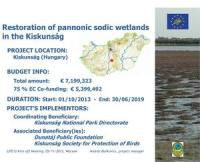 Bankovics, A. (2013): Restoration of pannonic sodic wetlands in the Kiskunság. 